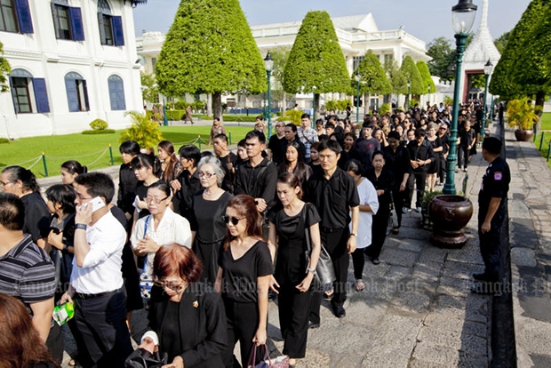 Thái Lan cử hành lễ đón linh cữu Quốc vương Bhumibol Adulyadej - Ảnh 7.