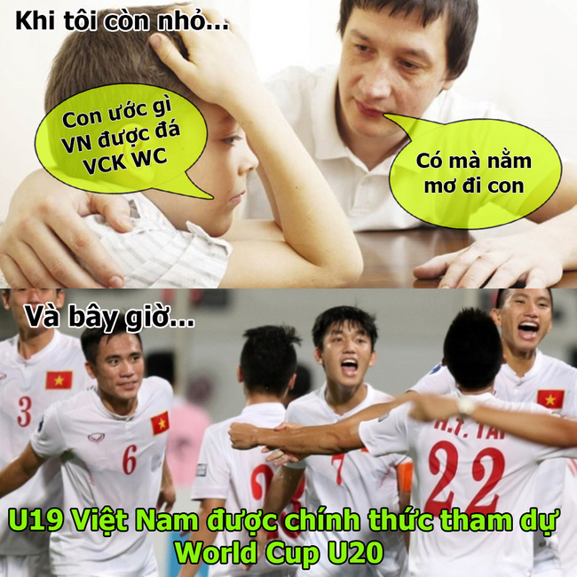 Ảnh chế: Việt Nam chọc tức Thái Lan sau kỳ tích giành vé World Cup - Ảnh 1.