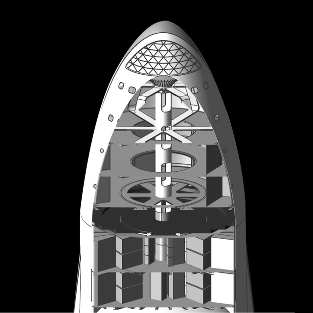 Nếu đây là bên trong tàu vũ trụ của Elon Musk đến Sao Hỏa, bạn có muốn đi không? - Ảnh 2.