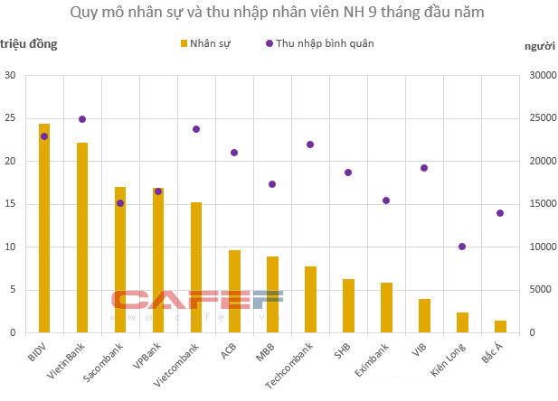 Hàng loạt ngân hàng mạnh tay nâng lương, chi thưởng cho nhân viên - Ảnh 1.