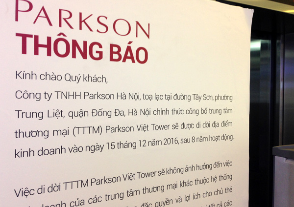 Parkson còn lại gì ở Việt Nam khi liên tiếp đóng cửa 3 trung tâm? - Ảnh 1.