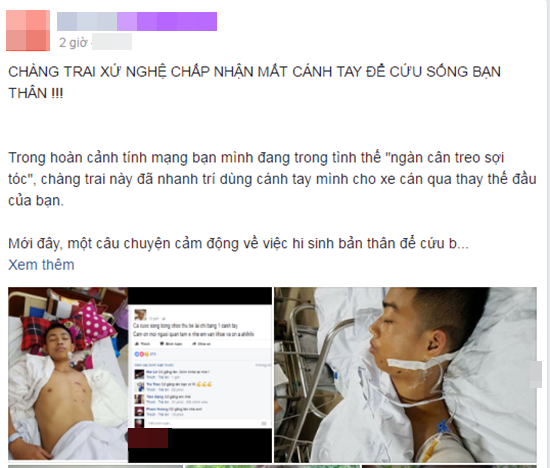 Chàng trai bị ô tô cán cụt một tay vì cứu bạn: Với mình, quyết định lúc ấy là một lựa chọn đương nhiên - Ảnh 1.