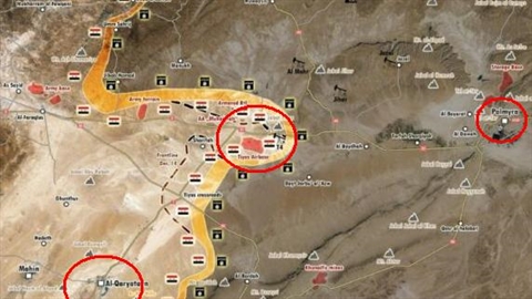  Palmyra-T4: Quân đội Syria phản công lớn, chờ tăng viện lật ngược tình thế  - Ảnh 1.