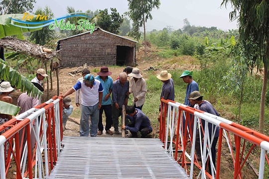 Một nông dân chế ra kiểu xây cầu siêu nhanh, siêu rẻ! - Ảnh 12.