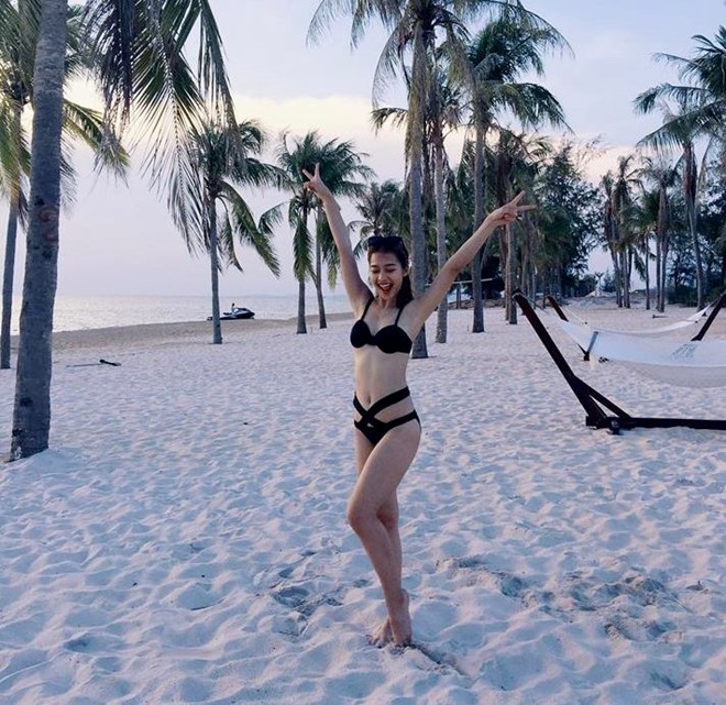 Ngắm hot girl Việt thả dáng trong bộ bikini - Ảnh 10.
