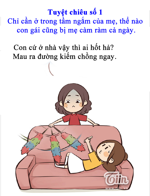 Giận mà thương 7 tuyệt chiêu đẩy gái ế đi lấy chồng của mẹ - Ảnh 2.