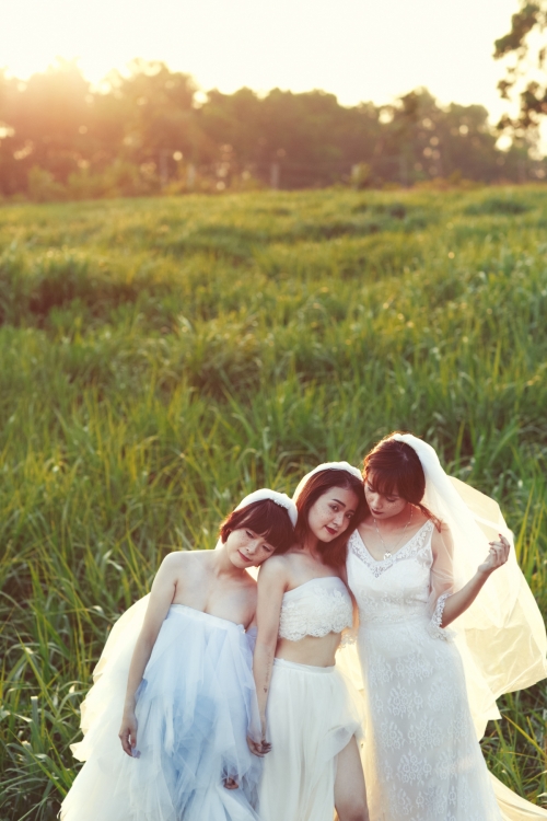 Thích thú bộ ảnh cô dâu đơn thân của 4 hotgirl Thái Nguyên - Ảnh 2.