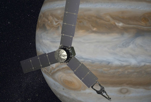 Điều đáng kinh ngạc mà tàu vũ trụ Juno của NASA vừa làm được, từ 2,7 tỷ km chỉ còn vài chục km - Ảnh 2.