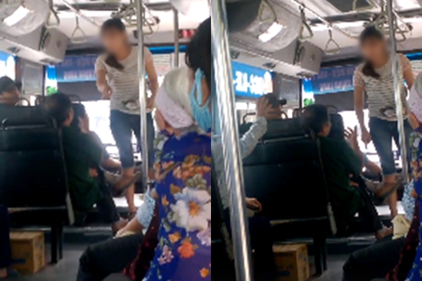 Clip: Nữ nhân viên xe buýt quát mắng, đuổi vị khách lớn tuổi xuống xe chỉ vì 5.000 đồng - Ảnh 2.