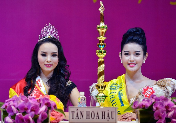 Hàng loạt Hoa hậu, Á hậu xinh đẹp từng bại trận dưới tay Kỳ Duyên - Ảnh 2.