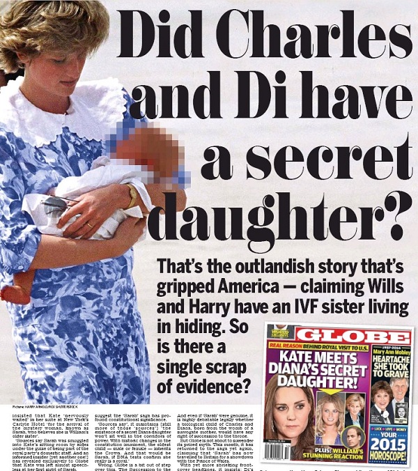 Thực hư thông tin công nương Diana có một người con gái bí mật - Ảnh 2.