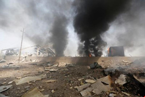 Iraq: Kho vũ khí phát nổ, kích hoạt pháo bay giết người  - Ảnh 1.