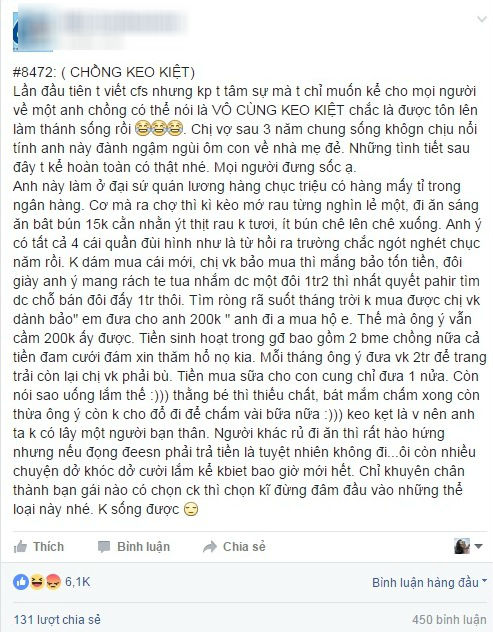 Dân tình hốt hoảng vì ông chồng có mấy tỷ gửi ngân hàng vẫn kì kèo từng nghìn mua rau - Ảnh 1.