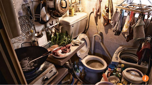 Cảnh kinh khủng trong khu nhà nghèo ở Hong Kong - Ảnh 2.