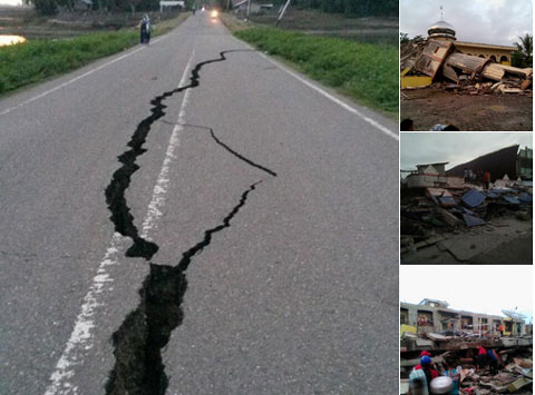 Người chết, hàng chục cao ốc sập vì động đất Indonesia - Ảnh 2.