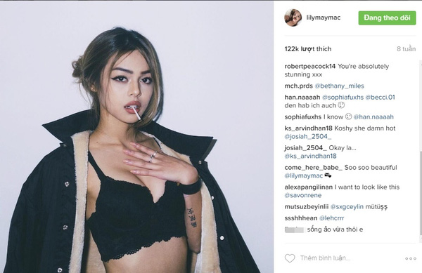 Ngán ngẩm cảnh dân mạng Việt tràn vào Instagram Lily Maymac chửi bới thậm tệ - Ảnh 3.