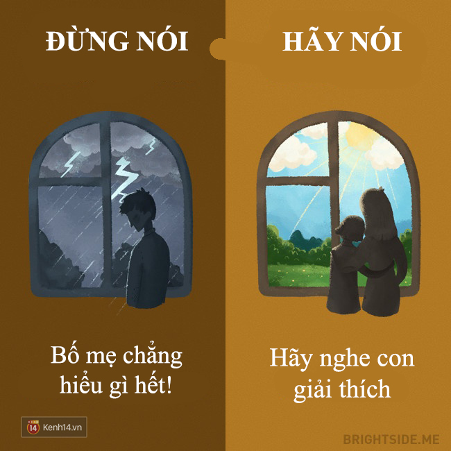 Cùng một câu nói, hãy nói sao để bố mẹ đừng tổn thương... - Ảnh 3.