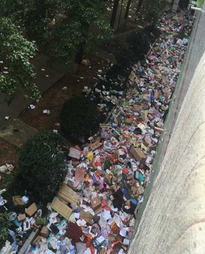 Kinh hãi ký túc xá sinh viên như bãi rác khổng lồ - Ảnh 3.