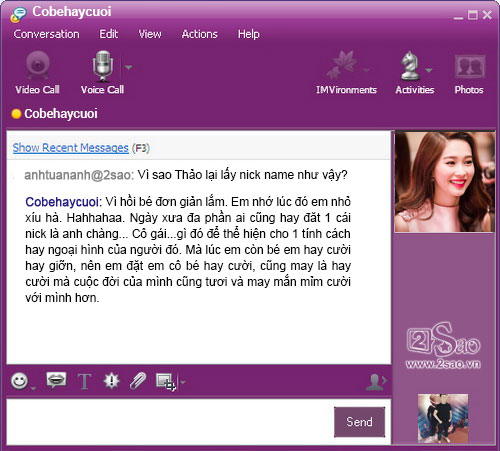 Bạn sẽ bất ngờ với loạt nick Yahoo! Messenger của Sao Việt trước khi bị khai tử - Ảnh 3.