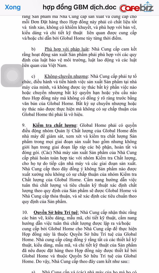 Người tố vợ chồng Thu Minh quỵt nợ vừa công khai hợp đồng phản pháo cáo buộc hàng xuất bị hỏng của Global Home - Ảnh 3.