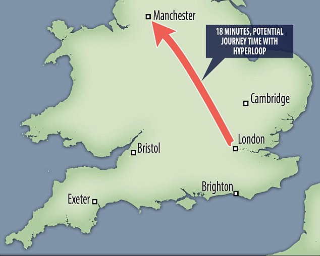 Thêm Anh muốn đưa Hyperloop về nước, từ Manchester đến Liverpool chỉ mất 18 phút - Ảnh 2.