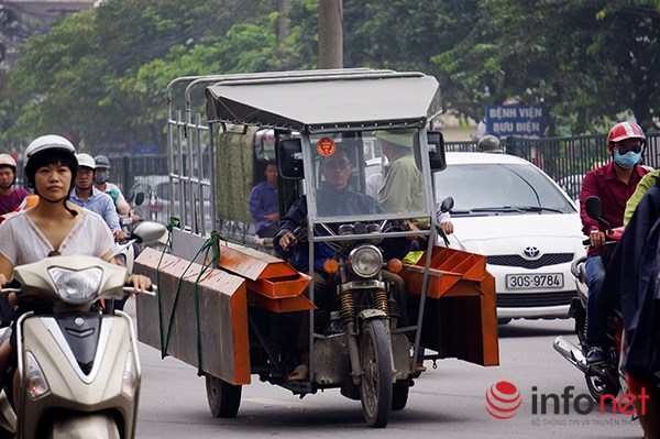 Kinh hãi nhìn tận mắt phong cách chở hàng made in Vietnam - Ảnh 3.