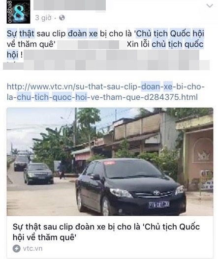 Đăng clip sai sự thật, hàng loạt facebooker gỡ bài và xin lỗi Chủ tịch Quốc hội - Ảnh 2.