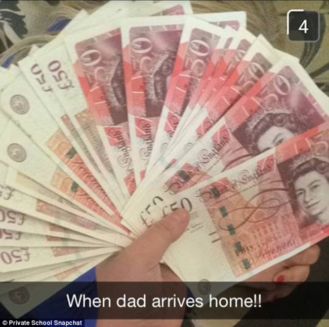 Hội học sinh nhà giàu trên Snapchat: Những đứa trẻ không biết để đâu cho hết tiền - Ảnh 4.