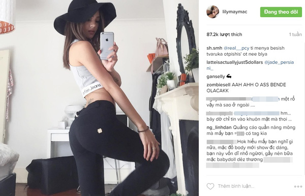 Ngán ngẩm cảnh dân mạng Việt tràn vào Instagram Lily Maymac chửi bới thậm tệ - Ảnh 4.