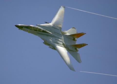  Su-33 Flanker-D đối diện với mèo đực F-14 - Ảnh 4.