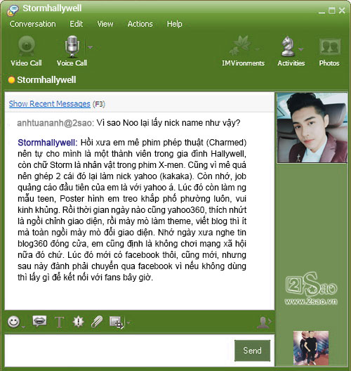 Bạn sẽ bất ngờ với loạt nick Yahoo! Messenger của Sao Việt trước khi bị khai tử - Ảnh 4.