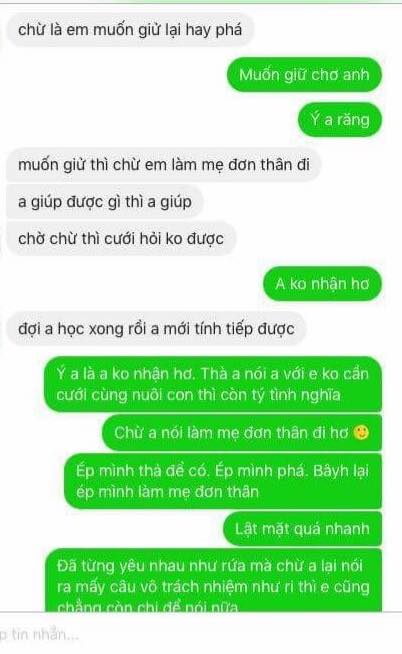 Dỗ người yêu không uống thuốc để có bầu rồi sẽ cưới, nhưng cuối cùng lại chối bỏ khiến cô gái làm mẹ đơn thân - Ảnh 4.