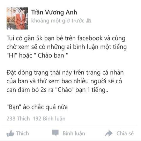 Trào lưu lọc bạn 1 status, 2 giây Chào đang làm điên đảo cộng đồng mạng - Ảnh 2.