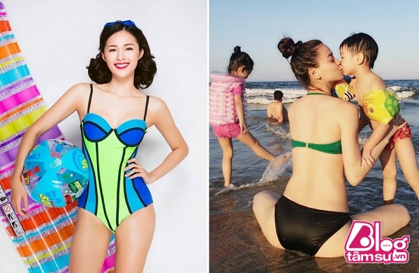 Gợi cảm là thế, Hạ Vi vẫn toát mồ hôi khi đọ thân hình bikini với Hà Hồ - Ảnh 5.