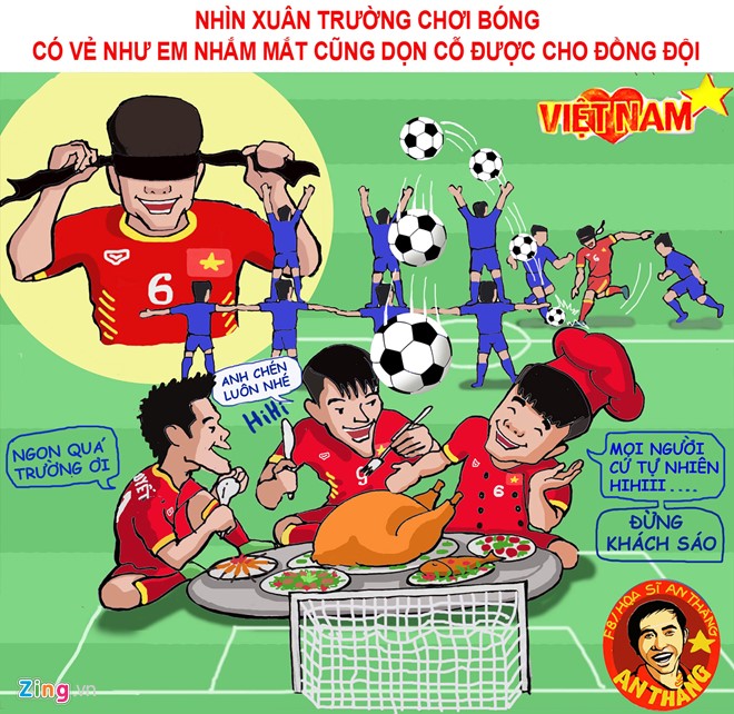 Hí họa Việt Nam vào bán kết AFF Cup với thành tích lịch sử - Ảnh 7.