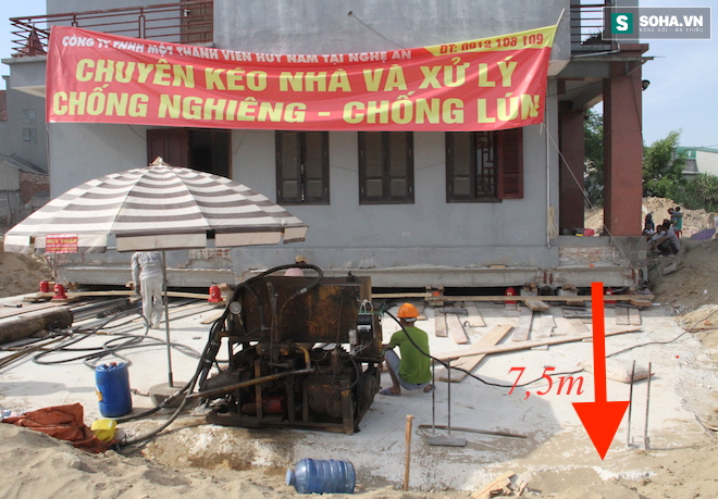 Chưa thể di chuyển biệt thự nặng 800 tấn ở Nghệ An như dự kiến - Ảnh 7.