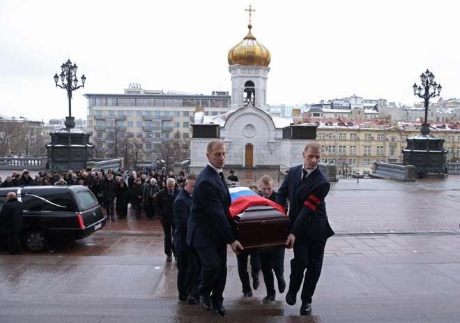 [Photo] Tổng thống Putin và lãnh đạo Nga tiễn biệt Đại sứ Karlov - Ảnh 8.