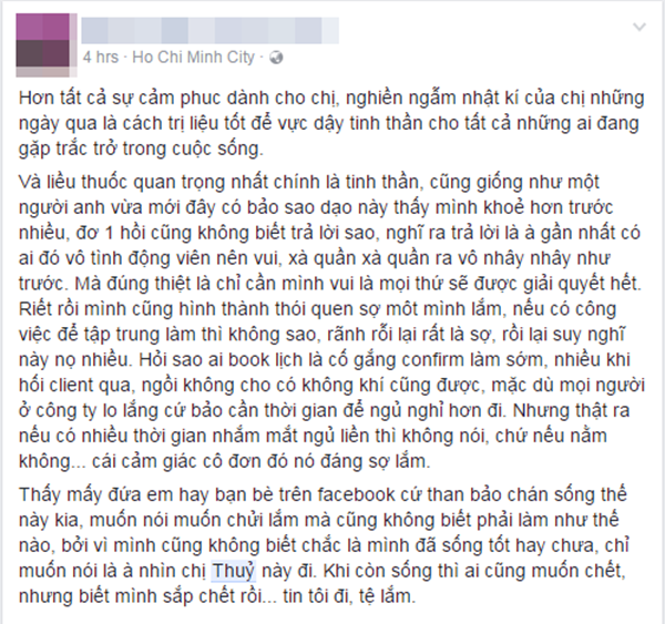 Thủy không có khái niệm đầu hàng nên lần này cũng thế, dù cuộc chiến ung thư chẳng dễ dàng gì! - Ảnh 9.