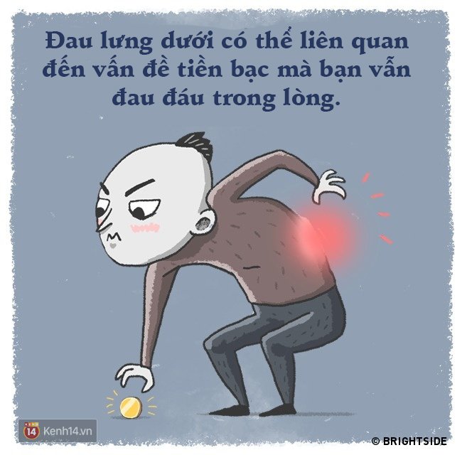 Từ những vị trí bị đau trên cơ thể biết được vấn đề tâm lý bạn đang phải chịu - Ảnh 10.