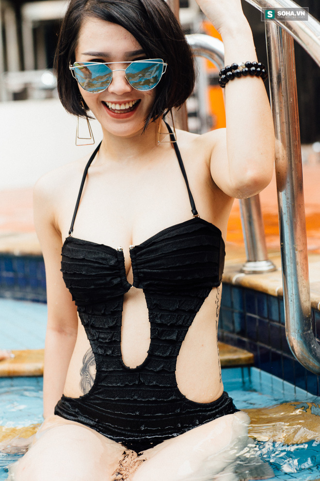 Dàn hot girl mặc bikini bốc lửa tại tiệc bể bơi - Ảnh 5.