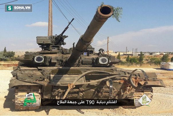 Xe tăng T-90 bị tóm sống ở Syria? - Ảnh 1.