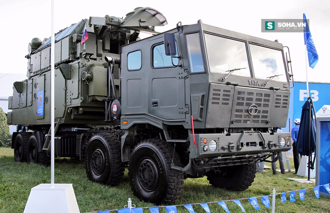 Phiên bản tên lửa phòng không Tor-M2KM tối tân trên xe Kamaz - Ảnh 1.