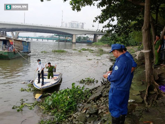 Tá hỏa phát hiện thi thể nam thanh niên nổi trên sông Sài Gòn - Ảnh 1.