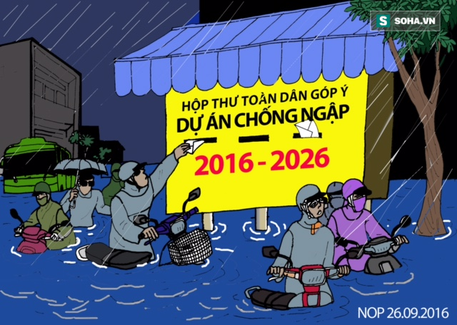 Hình ảnh hài hước về trận mưa lớn nhất từ sau năm 1975 ở Sài Gòn - Ảnh 3.