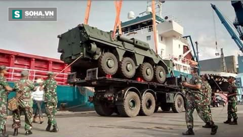 Indonesia nhận lô xe bọc thép BTR-4M đầu tiên - Ảnh 1.