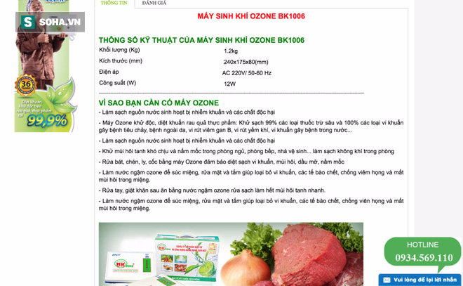 5 giáo sư không dám khẳng định máy ozone khử 99% thuốc trừ sâu - Ảnh 2.