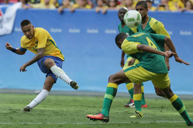 Neymar tịt ngòi, Olympic Brazil gây thất vọng nặng nề - Ảnh 2.