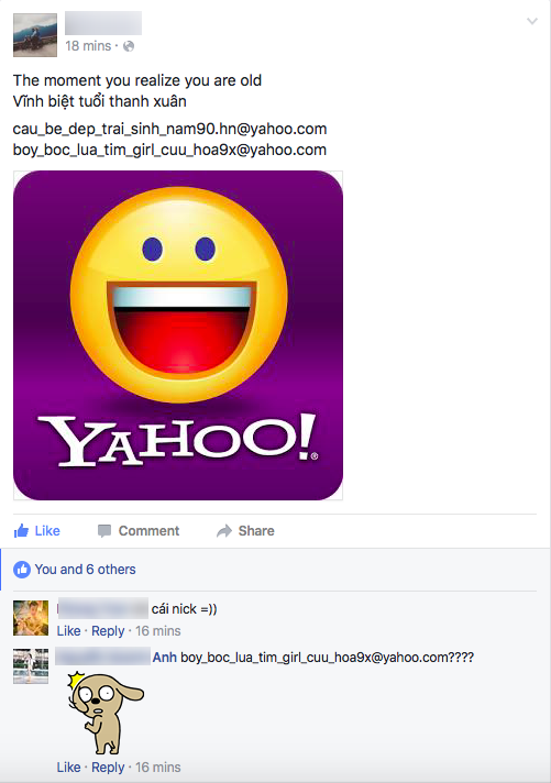 Những câu chuyện chỉ có ở Yahoo khiến bạn vừa cười vừa khóc - Ảnh 1.