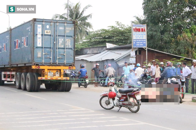 ​Bình Dương: Đi ăn tiệc về, người phụ nữ  bị xe container cán tử vong thương tâm - Ảnh 2.