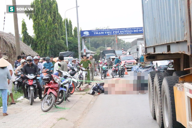 ​Bình Dương: Đi ăn tiệc về, người phụ nữ  bị xe container cán tử vong thương tâm - Ảnh 5.